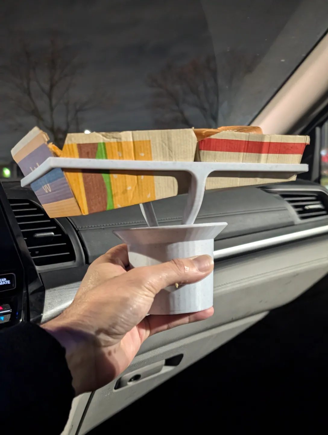 McDonalds Big Mac & Fries Cup Holder Adapter, photo 2 of 4 - McDonalds Big Mac & Fries Cup Holder Adapter Hobby & DIY
