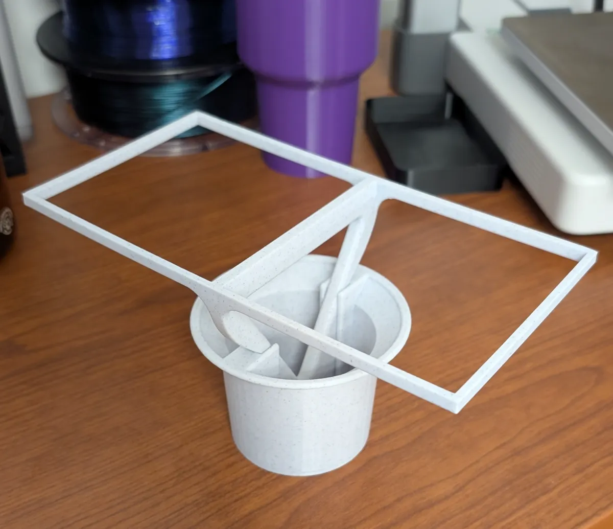 McDonalds Big Mac & Fries Cup Holder Adapter, photo 3 of 4 - McDonalds Big Mac & Fries Cup Holder Adapter Hobby & DIY