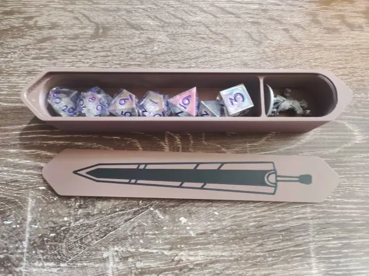 Berserk Sliding-Lid Dice Box with Mini Slot - Dice Jails, Vaults & Boxes, in stock