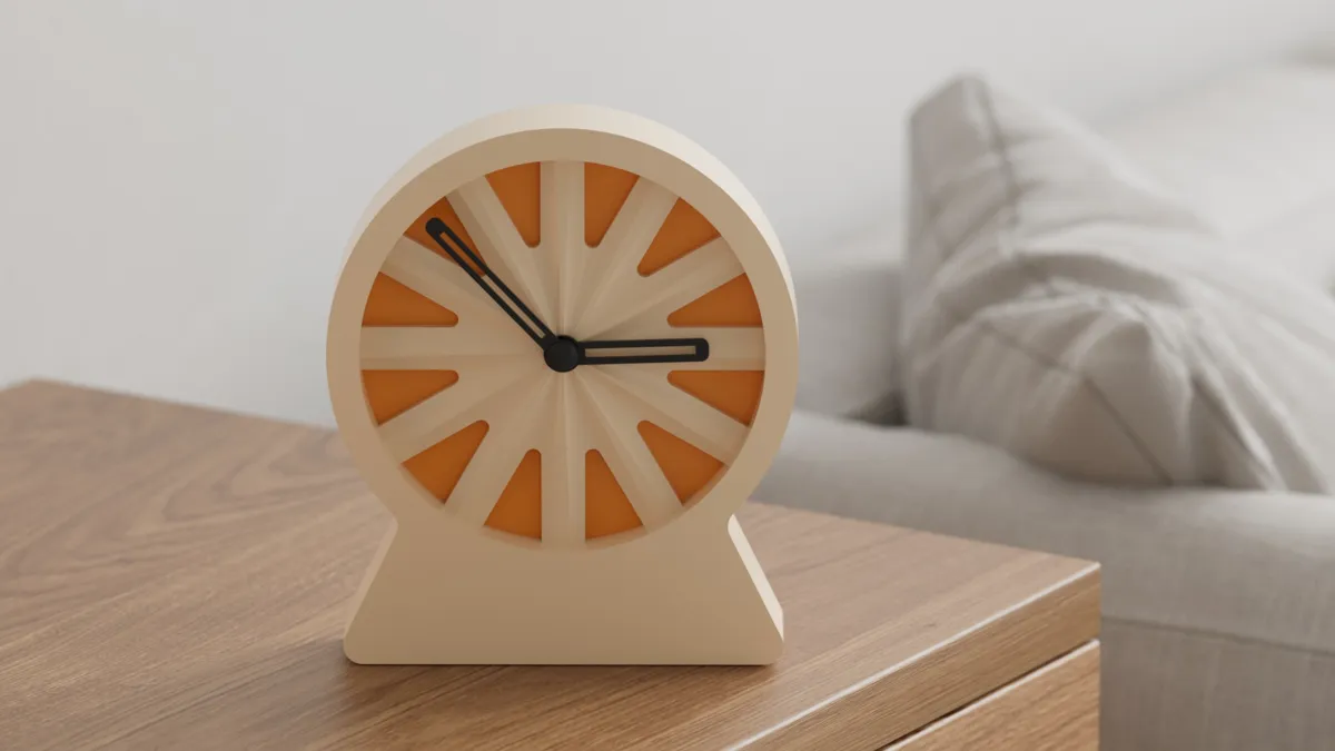 Simple design clock, photo 2 of 4 - Simple design clock Household