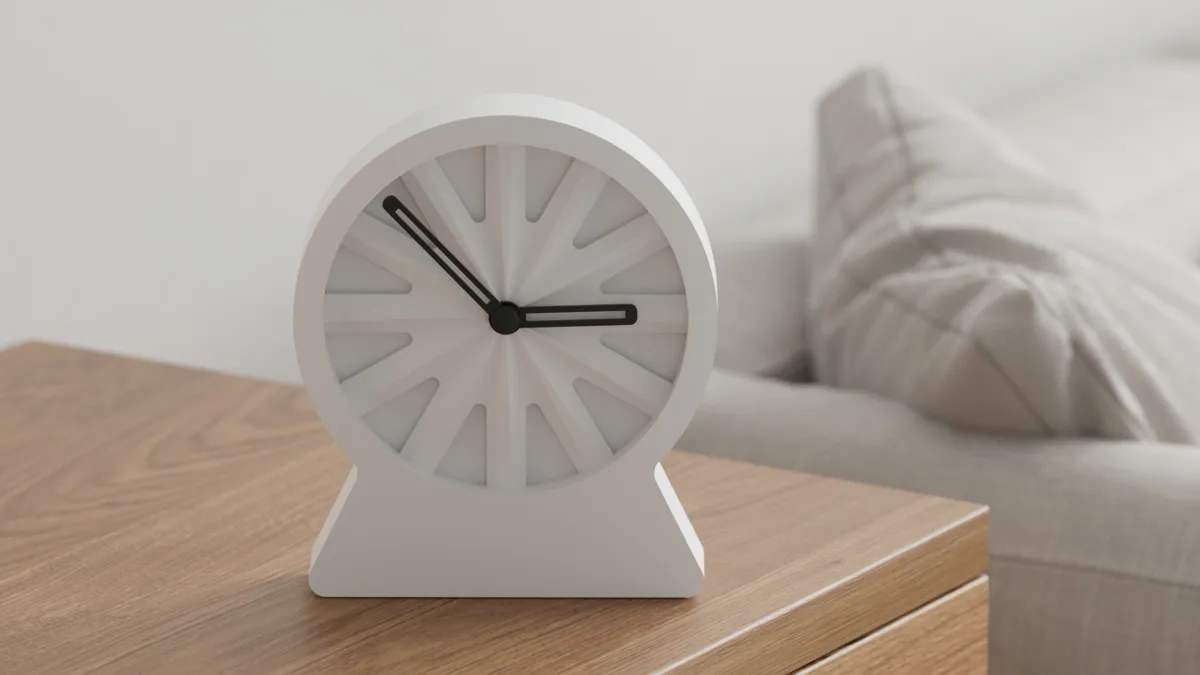 Simple design clock, photo 3 of 4 - Simple design clock Household