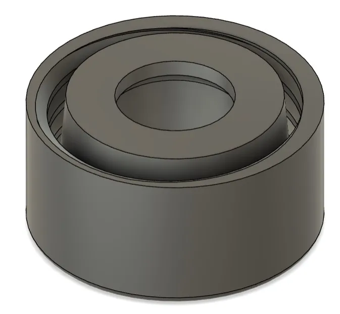 Ornament Cap for 12MM Pixel to fit on 80MM globes, photo 2 of 4 - Ornament Cap for 12MM Pixel to fit on 80MM globes Generative Art