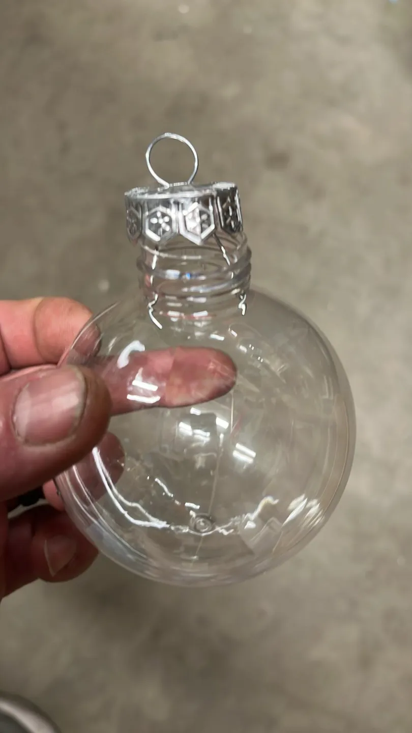 Ornament Cap for 12MM Pixel to fit on 80MM globes, photo 3 of 4 - Ornament Cap for 12MM Pixel to fit on 80MM globes Generative Art