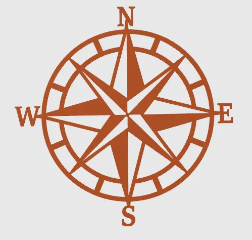 Wall Art - Compass - Framed & Colour Wall Art, in stock in India