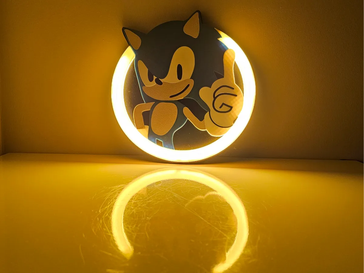 Sonic Ring LED lamp, , big and small