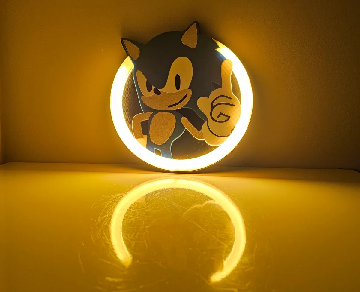 Sonic Ring LED lamp, , big and small, photo 3 of 4 - Sonic Ring LED lamp, , big and small Lamps & Lighting