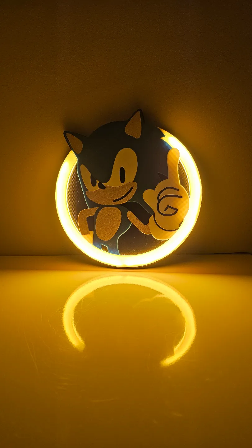 Sonic Ring LED lamp, , big and small, photo 4 of 4 - Sonic Ring LED lamp, , big and small Lamps & Lighting