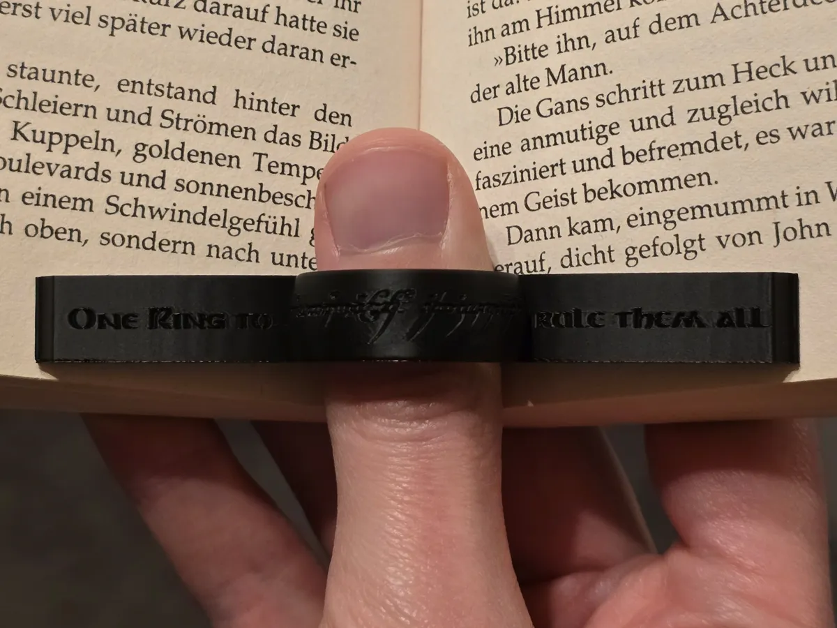 Book Page Holder One Ring (The Lord of the Rings), photo 4 of 4 - Book Page Holder One Ring (The Lord of the Rings) Desk & Office