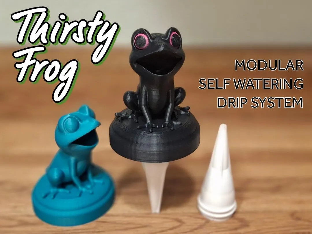 Plant Watering Thirsty Frog - Modular Self Drip