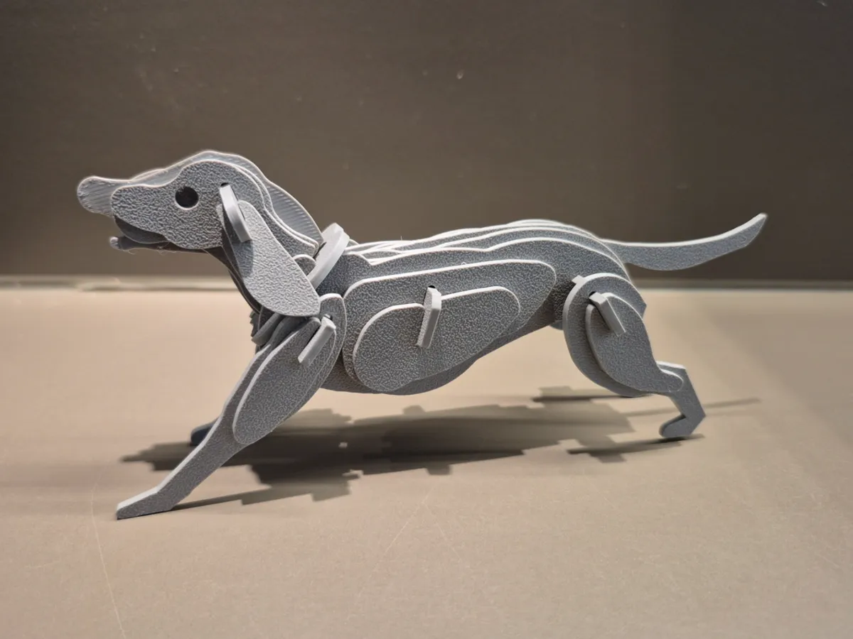 3D Dog puzzle