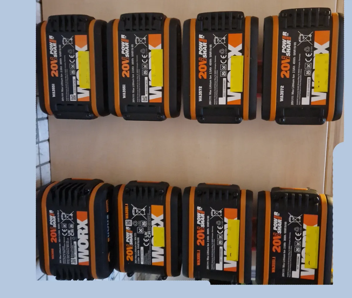 WORX Akku Wandhanlterung