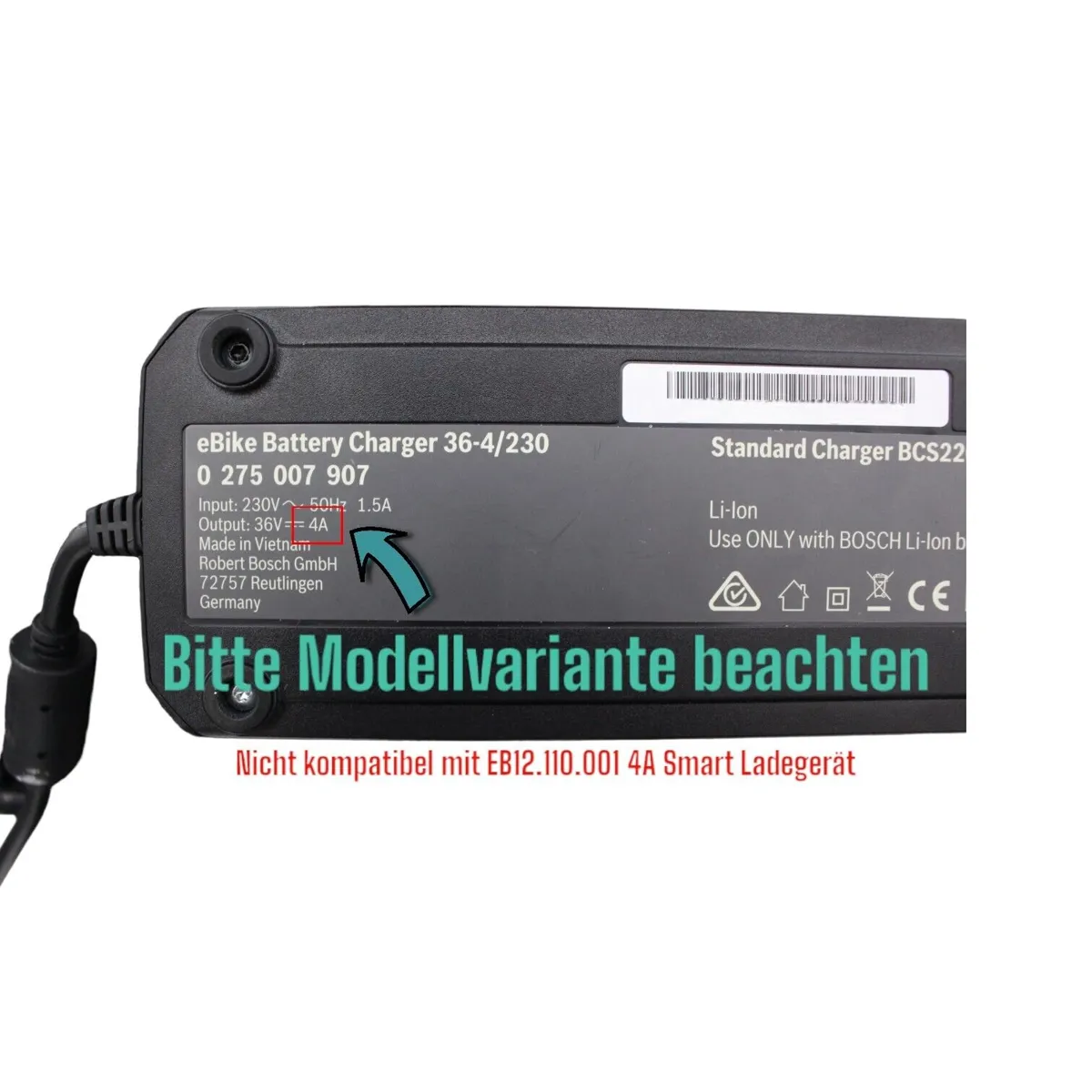 Wandhalterung für Bosch Ebike Ladegerät 2A 4A, photo 4 of 4 - Wandhalterung für Bosch Ebike Ladegerät 2A 4A Tools & Workshop