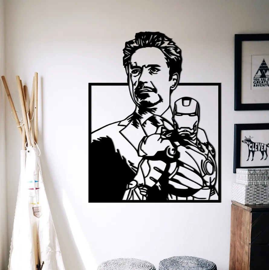 Wall Art: Ironman in a photo frame