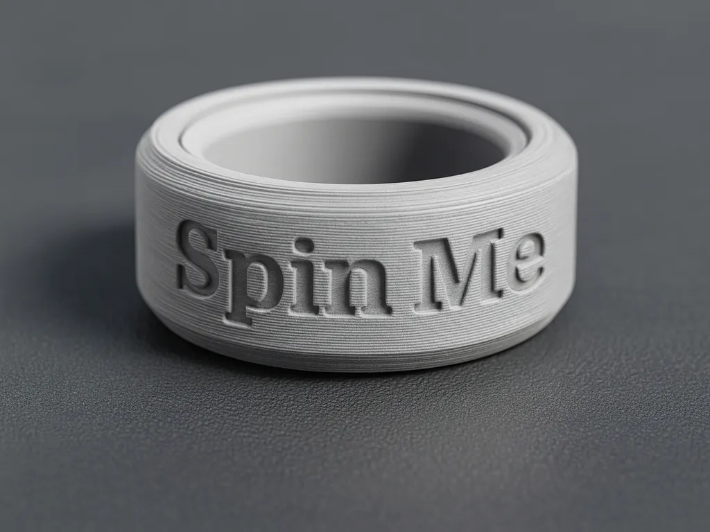 Spin Me! - Kleiner Fidget-Ring für flinke Finger