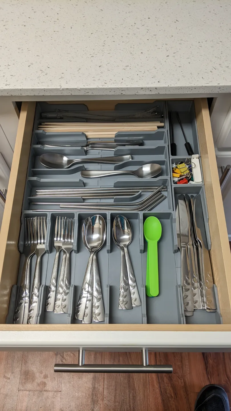Silverware Drawer Utensil Organizers