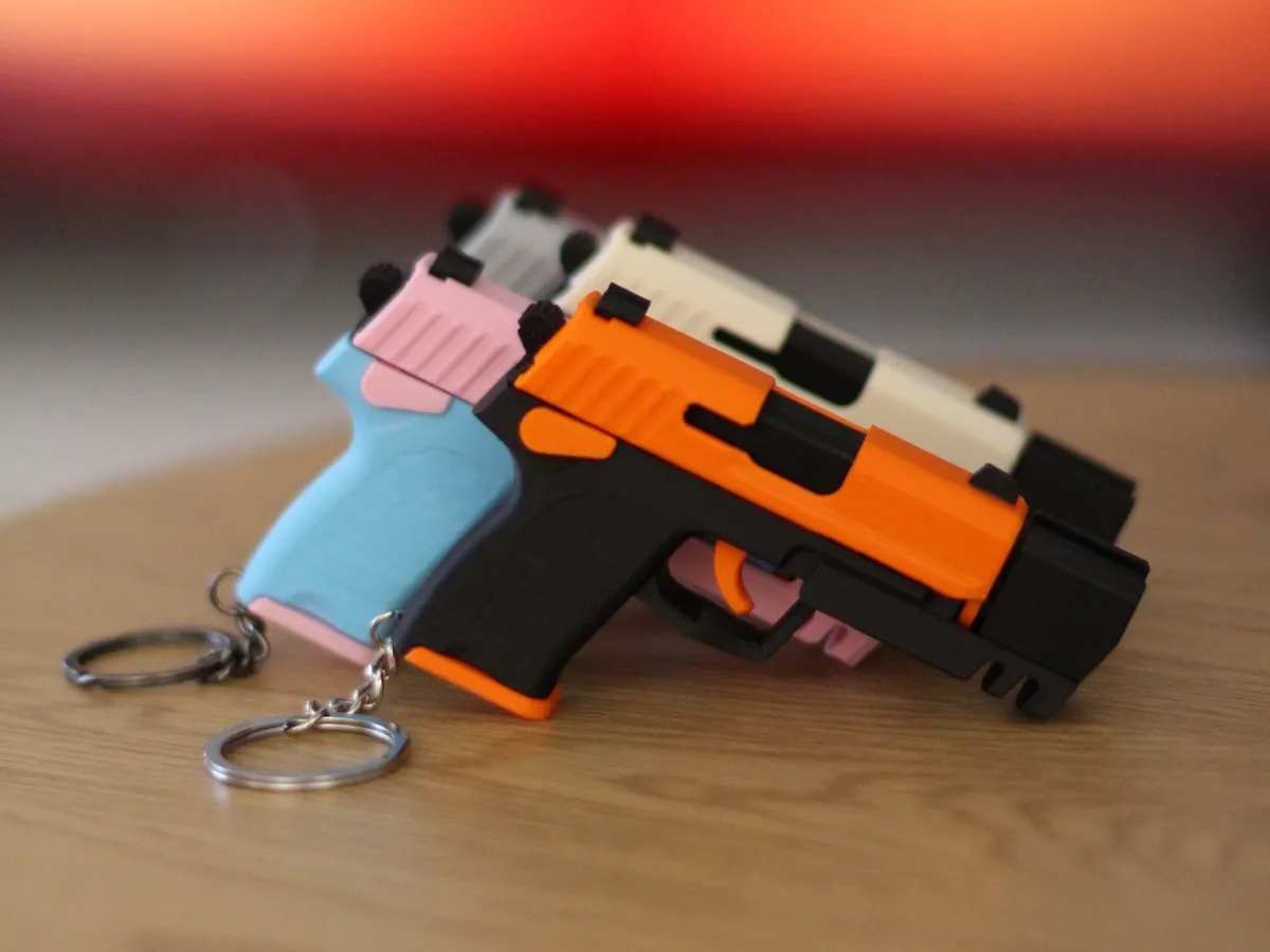 HK USP Match Fidget Keychain, Slide-Action Toy, photo 3 of 4 - HK USP Match Fidget Keychain, Slide-Action Toy Keychains