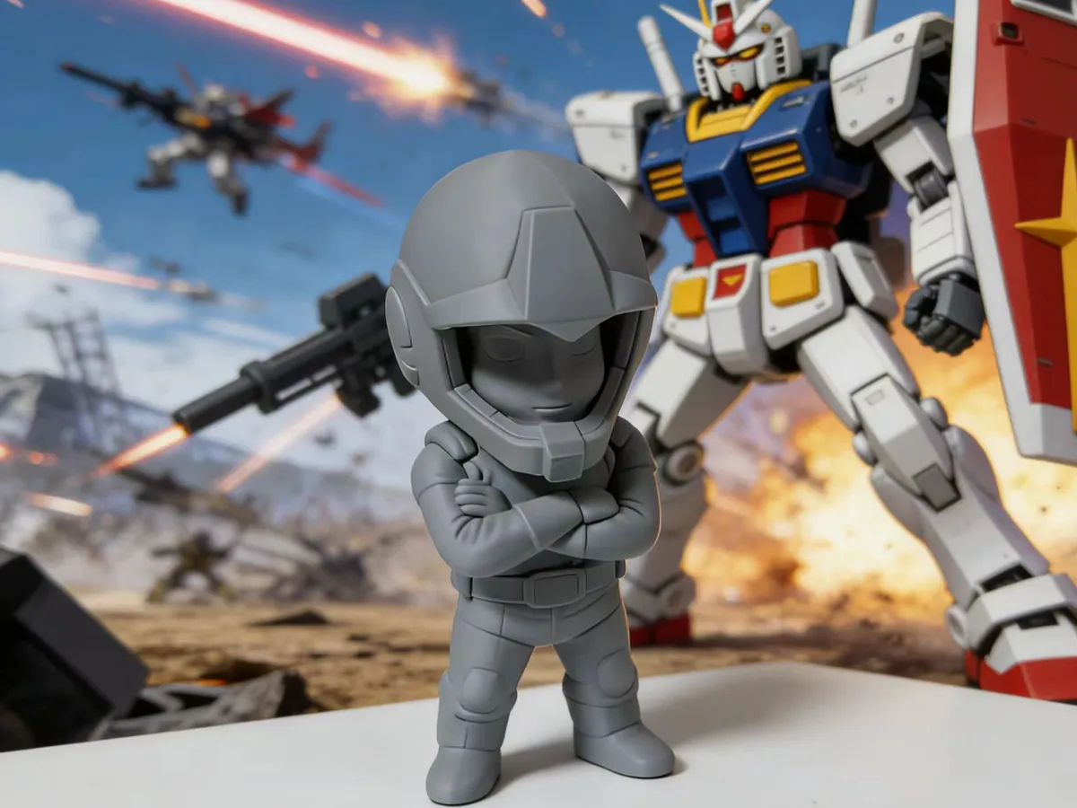 Gundam 0079-Chibi Amuro Ray 2