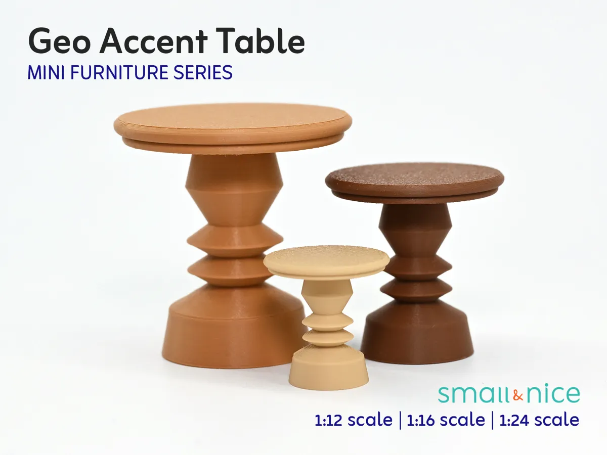 Geo Accent Table - Mini Furniture