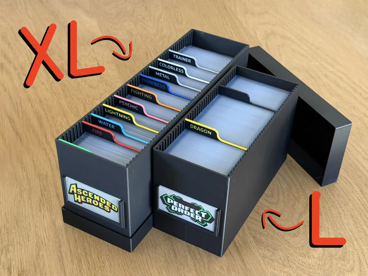CardVault, Pokémon Card Storage Box (L & XL), photo 2 of 4 - CardVault, Pokémon Card Storage Box (L & XL) Board Games & Tabletop