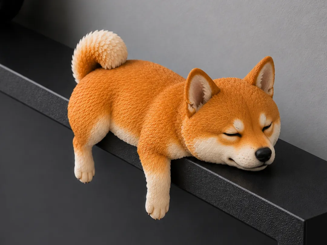 Sleepy Shiba Inu-Monitor Pet