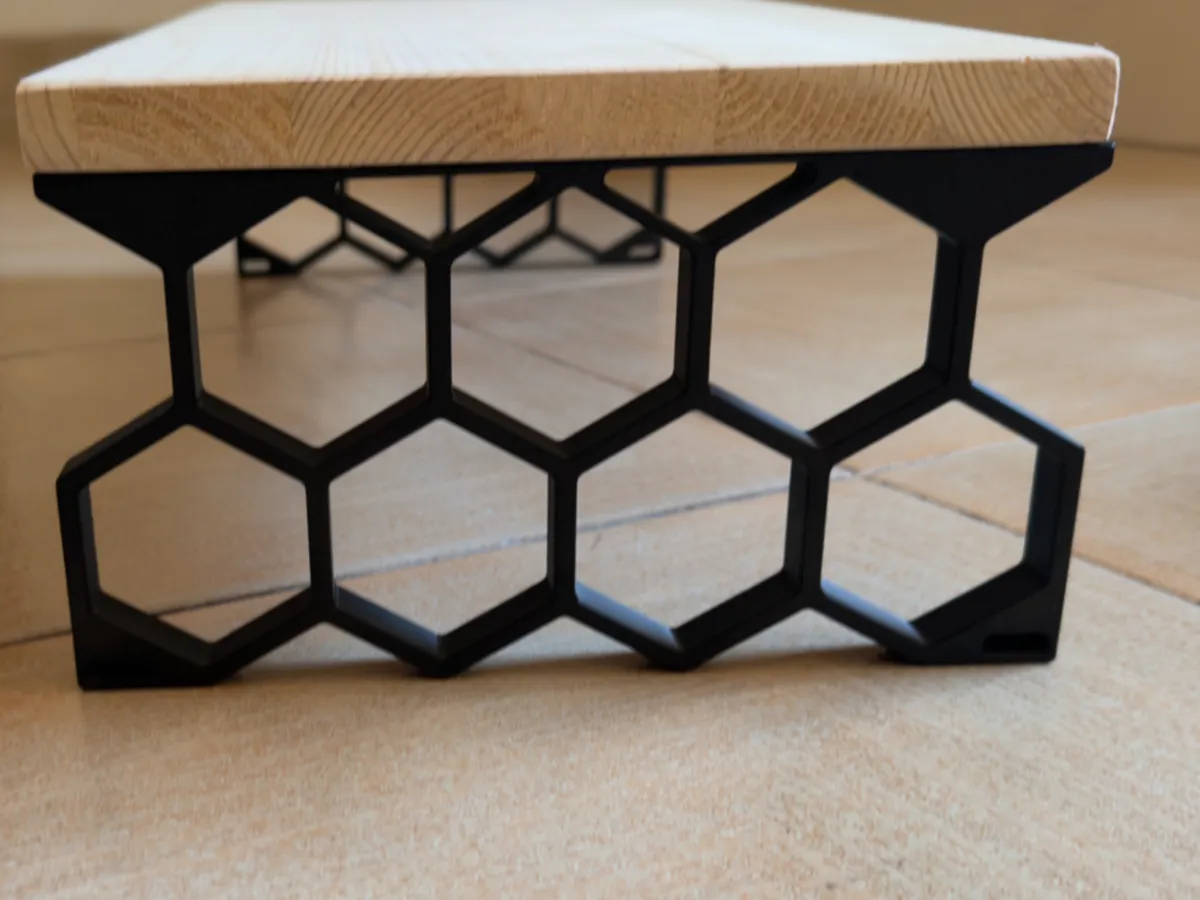 Hexagon Monitor Riser Legs for Wood Boards - Office, in stock in India