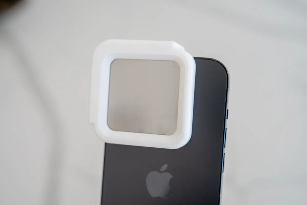 iPhone 14/15 Pro Solar Eclipse Filter Frame, photo 2 of 4 - iPhone 14/15 Pro Solar Eclipse Filter Frame Hobby & DIY