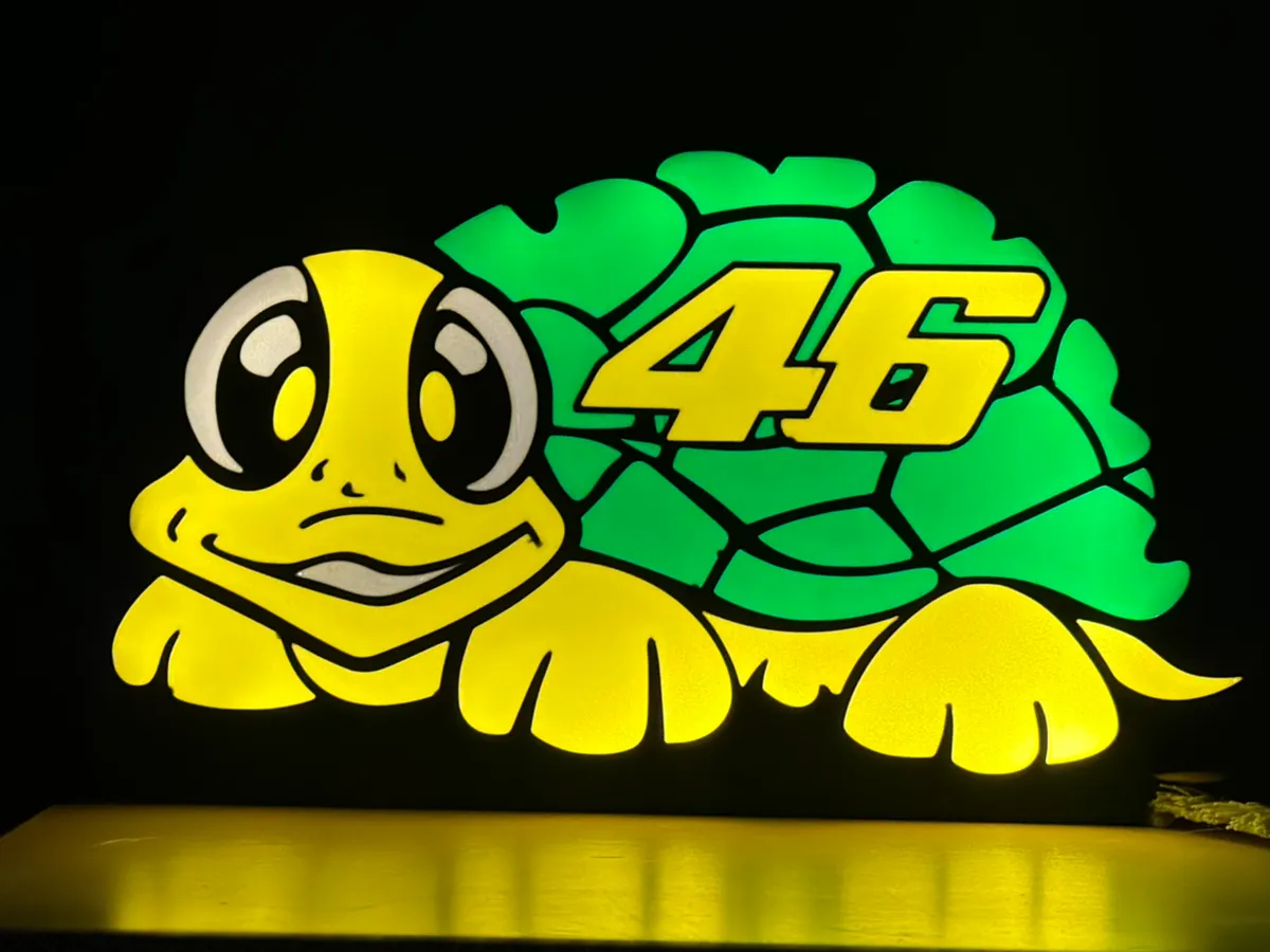 Valentino Rossi Turtle Lightbox