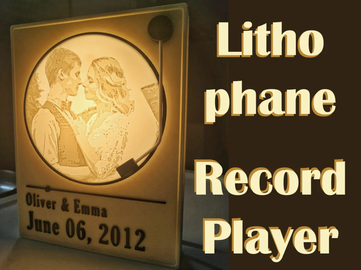 Lithophane Record Player - LED Kit 001