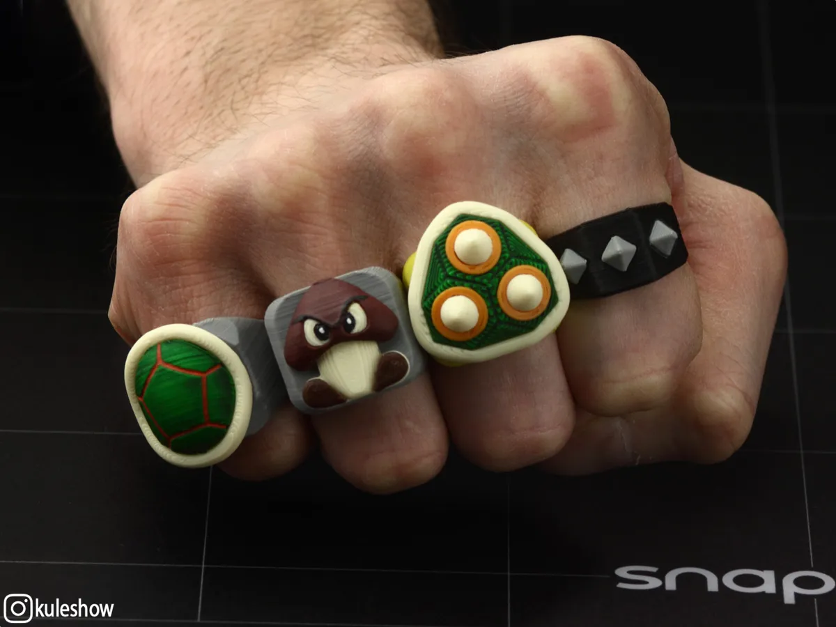 Bowser Rings - Hair Ties, Cuffs & Beads, in stock