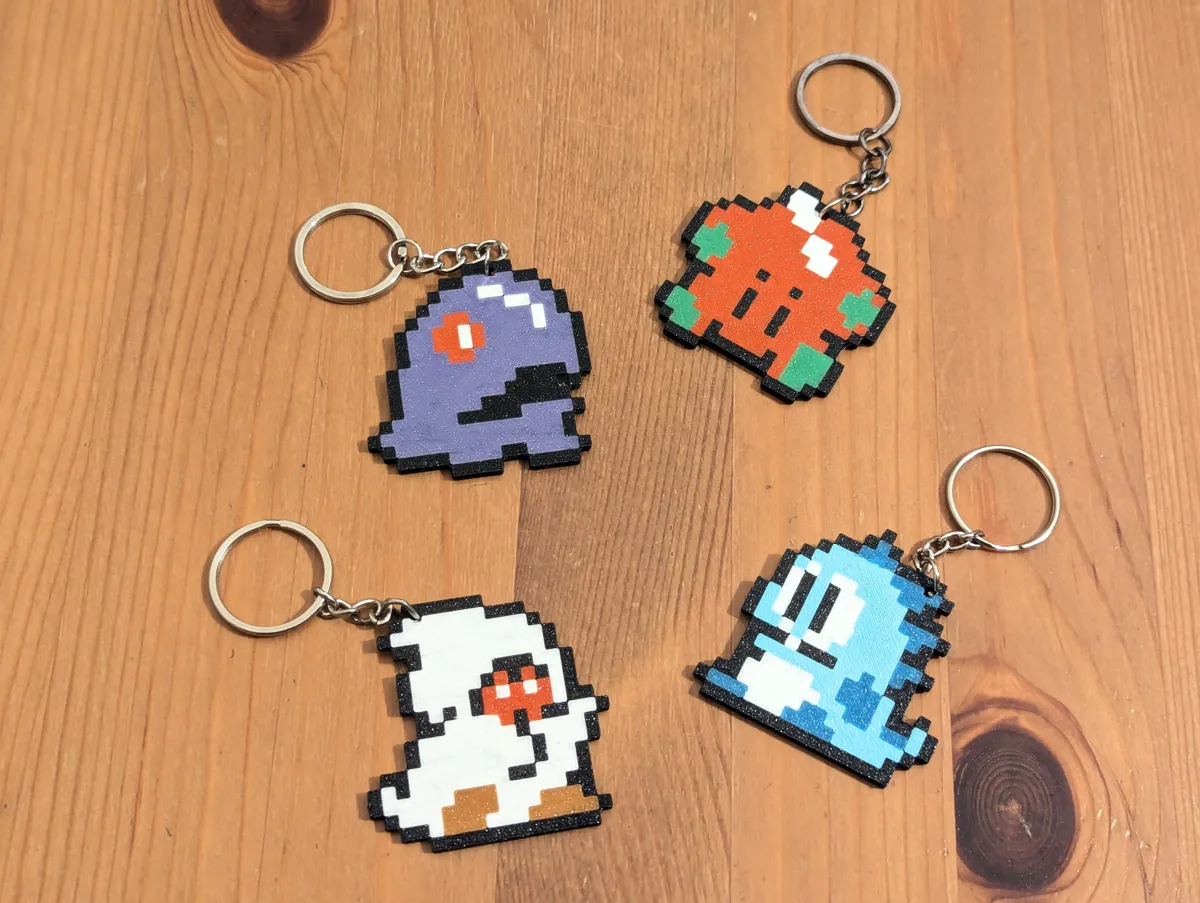 Bubble Bobble Keychain Pack, photo 2 of 2 - Bubble Bobble Keychain Pack Toys & Games