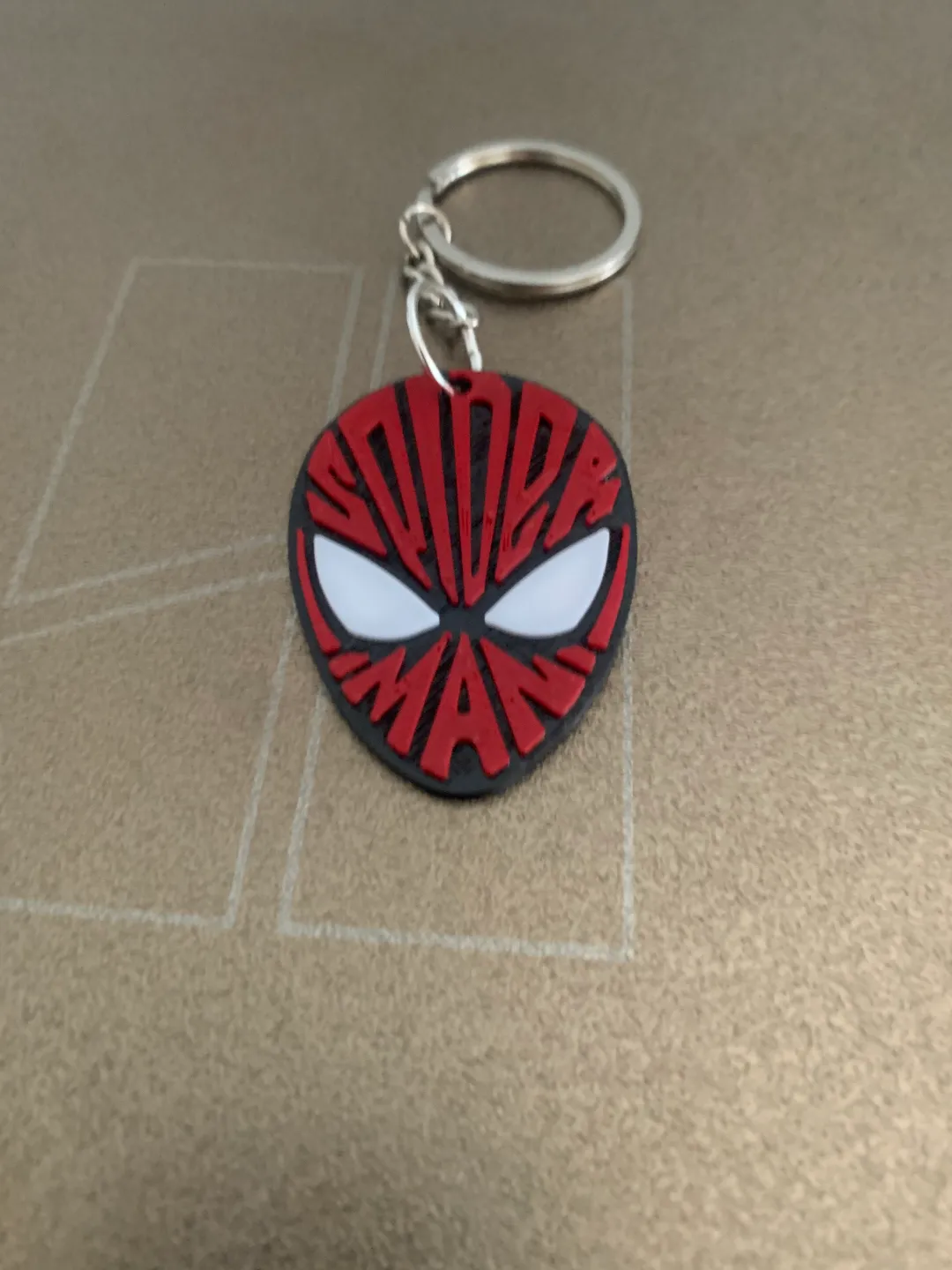Spiderman Keychain, photo 3 of 4 - Spiderman Keychain Keychains