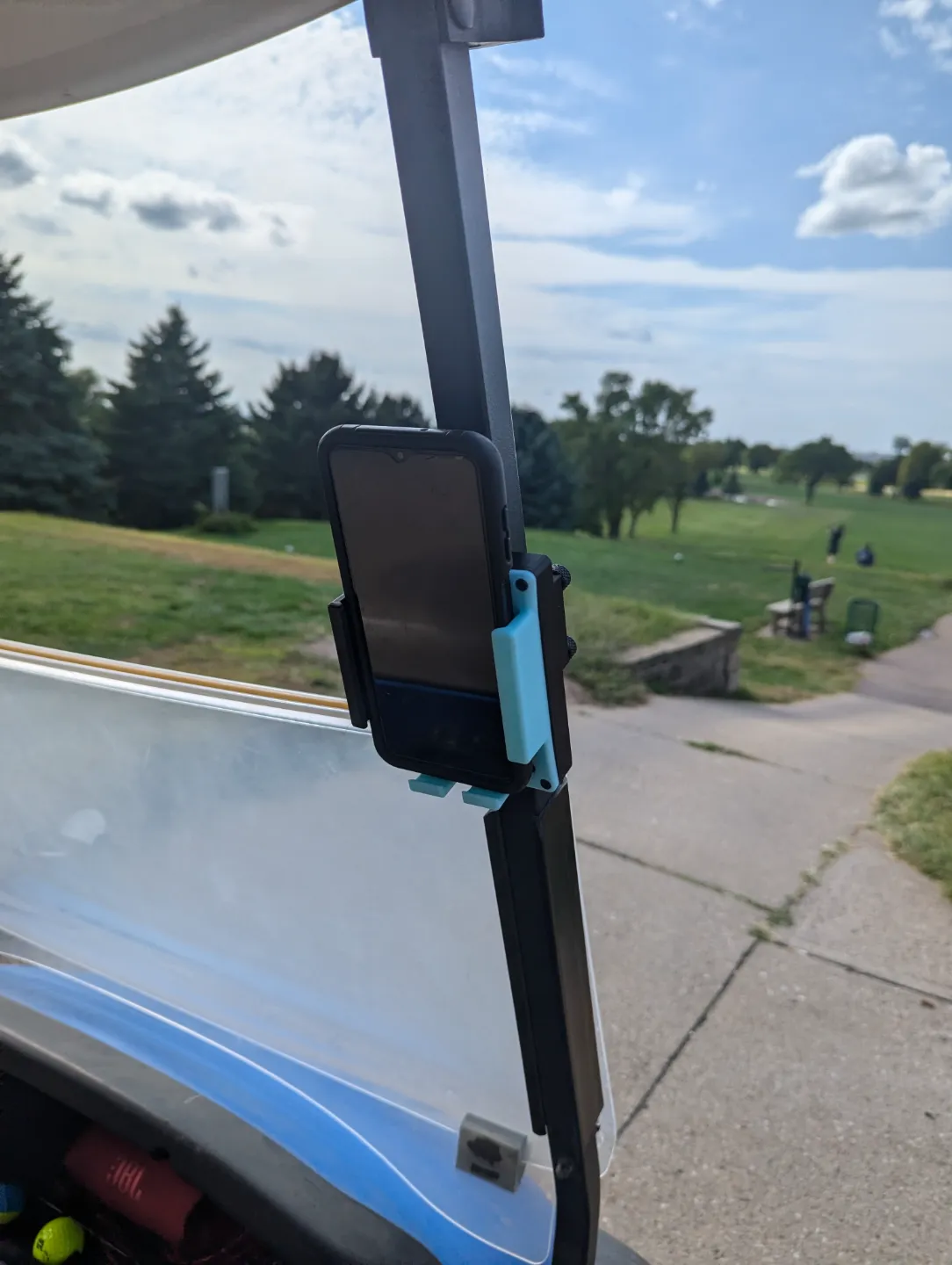 Golf Cart Phone Holder, photo 4 of 4 - Golf Cart Phone Holder Hobby & DIY