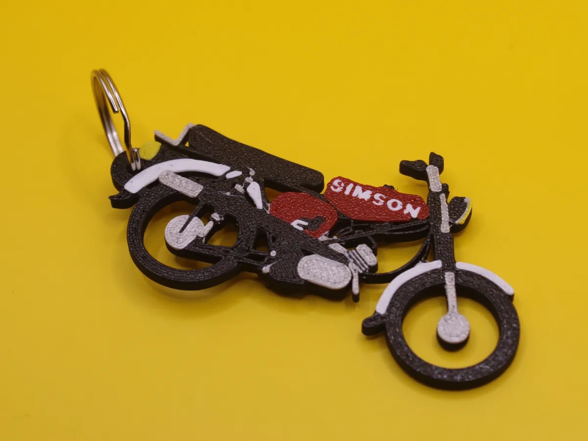 Motorcycle keychain Simson enduro S51 moped - Motorcycle Keychains, in stock in India