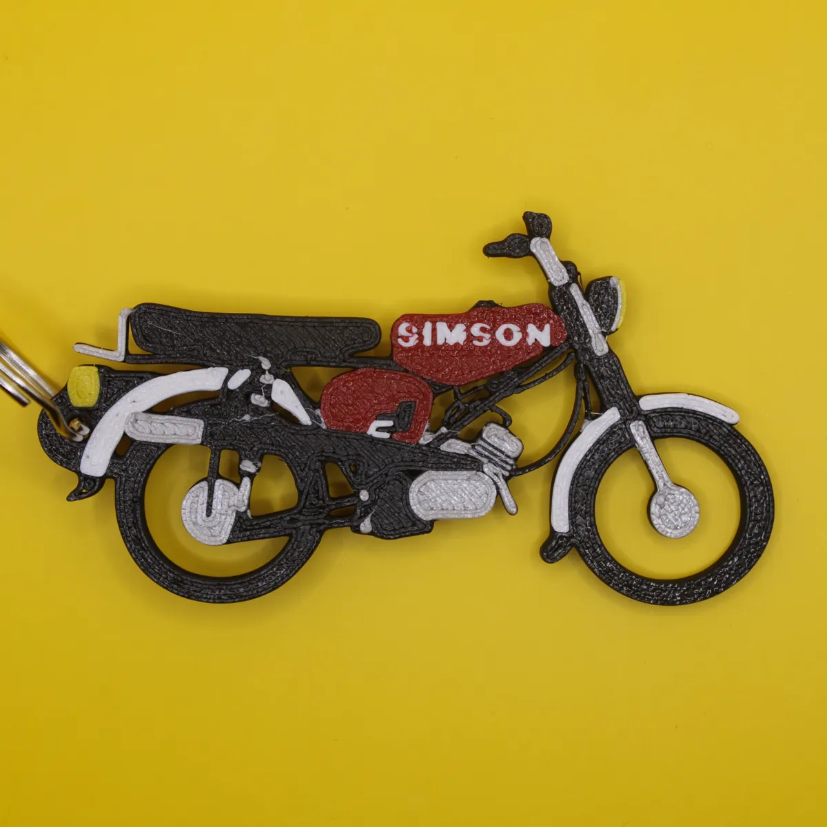 Motorcycle keychain Simson enduro S51 moped, photo 2 of 2 - Motorcycle keychain Simson enduro S51 moped Keychains