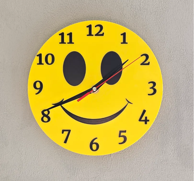 Smiley Clock - Decor, in stock in India