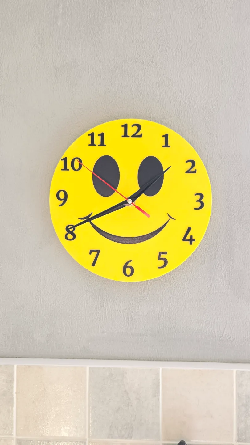 Smiley Clock, photo 2 of 4 - Smiley Clock Household