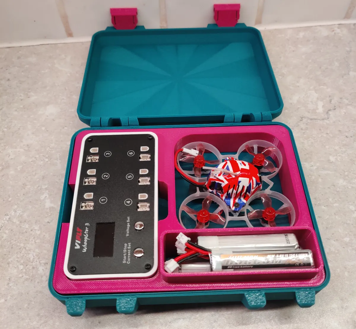 65mm whoop, whoopstor and battery case - RC, in stock in India