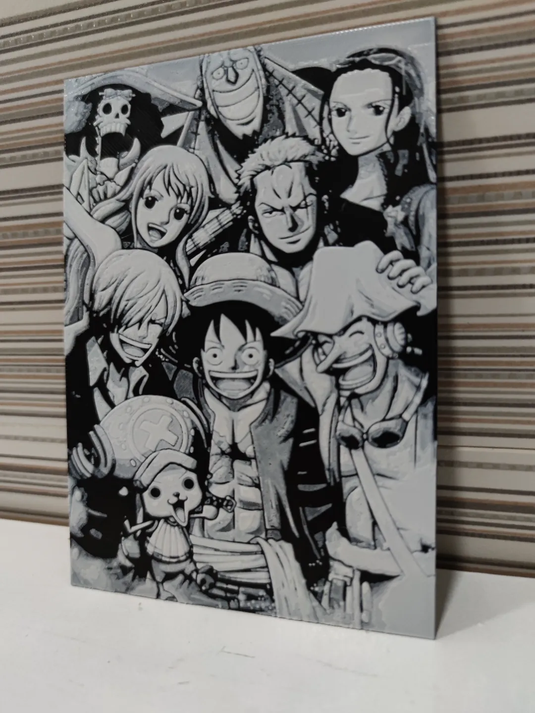 Hueforge Luffy and his friends, photo 2 of 4 - Hueforge Luffy and his friends Generative Art