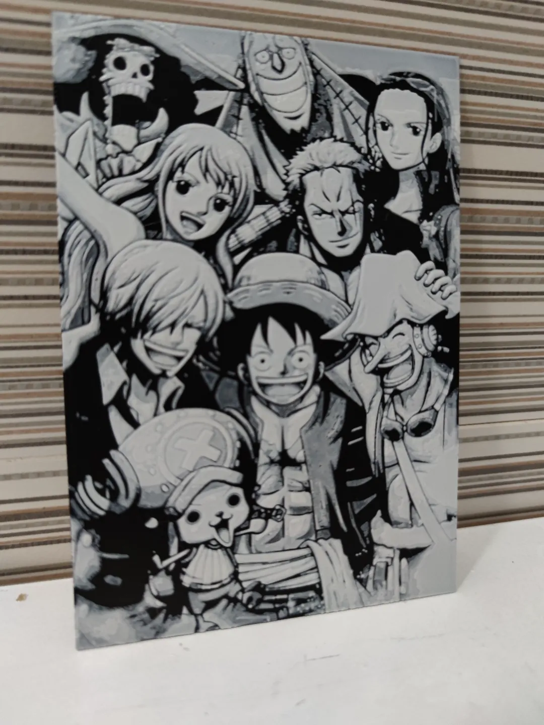 Hueforge Luffy and his friends, photo 3 of 4 - Hueforge Luffy and his friends Generative Art