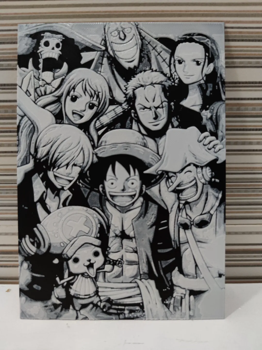 Hueforge Luffy and his friends, photo 4 of 4 - Hueforge Luffy and his friends Generative Art