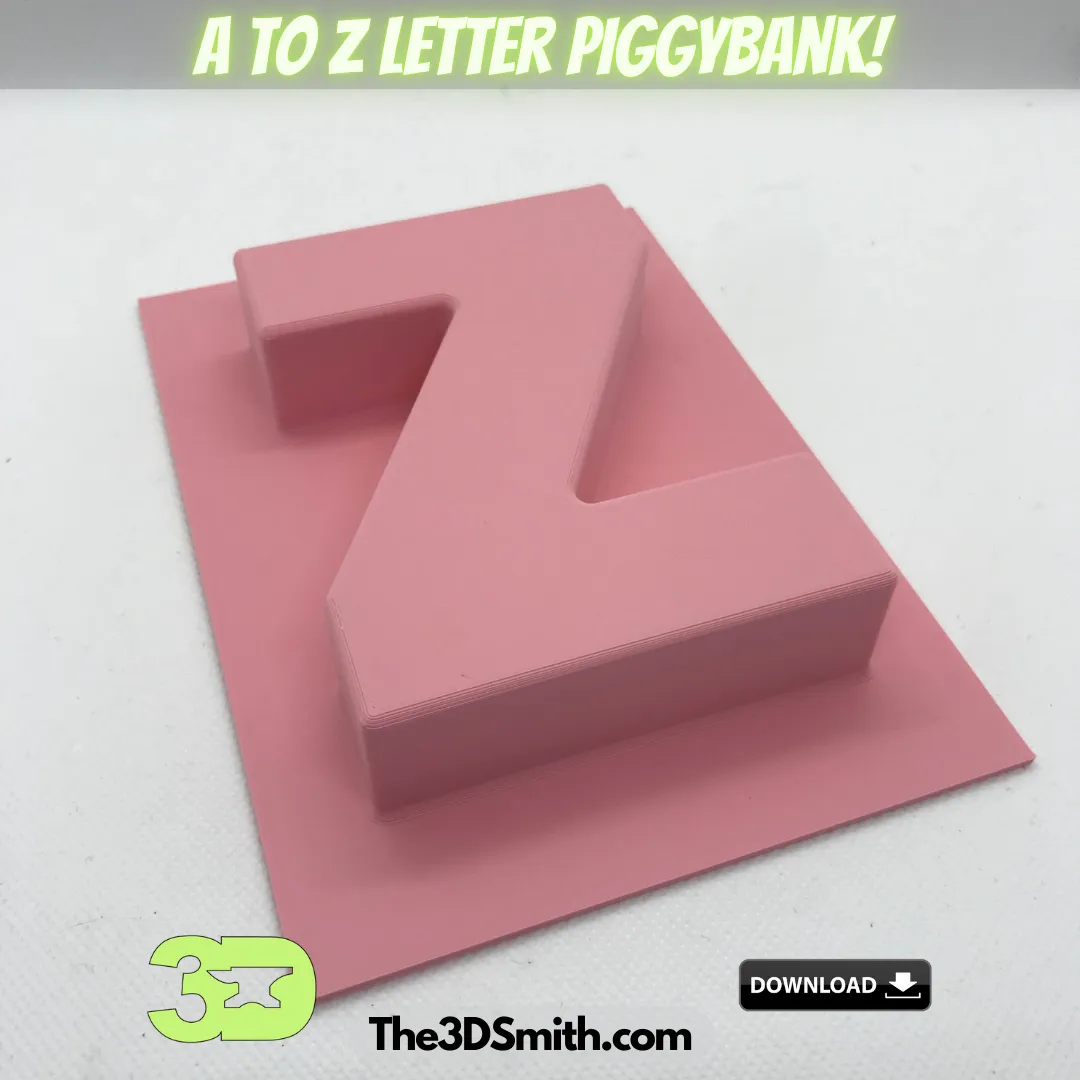 A to Z Letters PiggyFrame (Alphabet Piggybank), photo 4 of 4 - A to Z Letters PiggyFrame (Alphabet Piggybank) Education