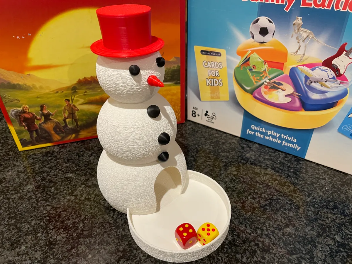 Christmas Snowman Dice Tower - Castle & Tower Dice Towers, in stock