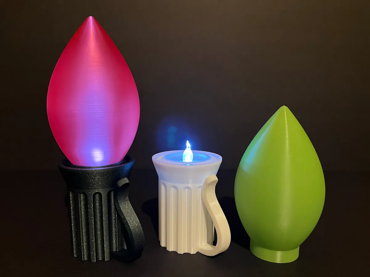 Christmas Tea Light Bulb, photo 2 of 4 - Christmas Tea Light Bulb Home Decor Items