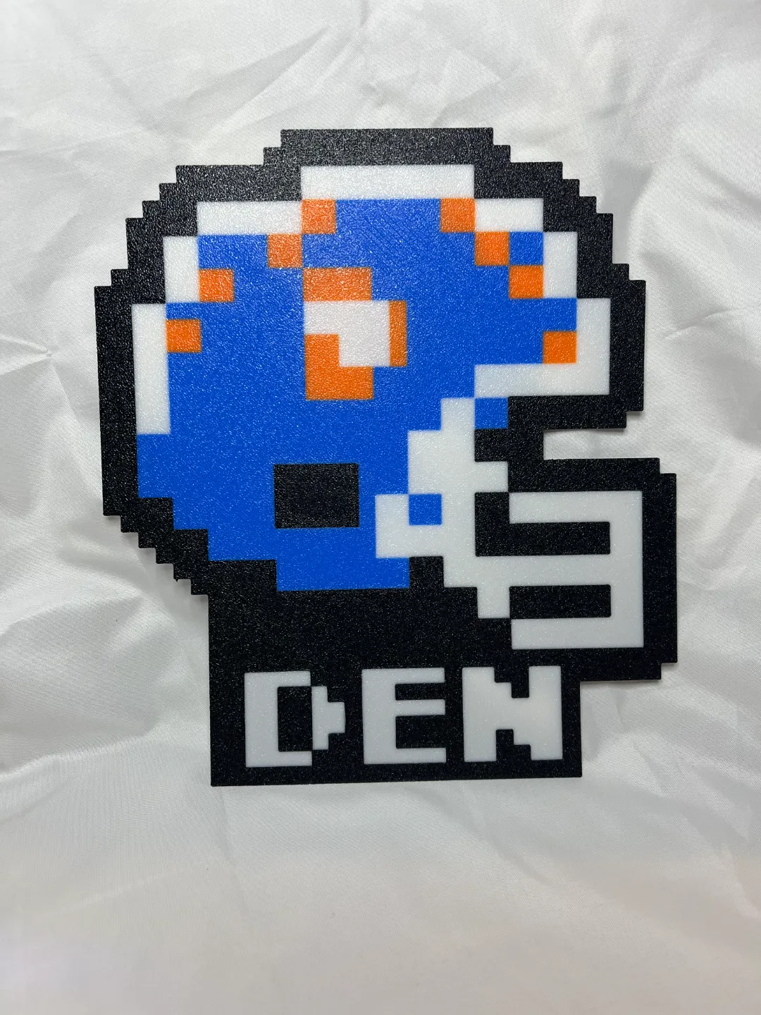 Denver Broncos Tecmo Super Bowl Light Box, photo 2 of 4 - Denver Broncos Tecmo Super Bowl Light Box Art