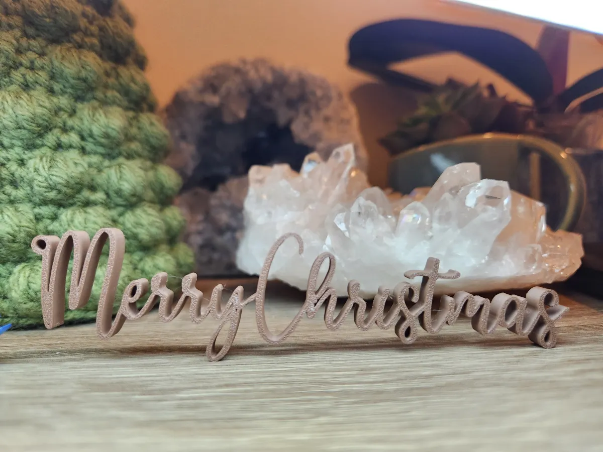 Merry Christmas - Bag tag, sign, gift tag
