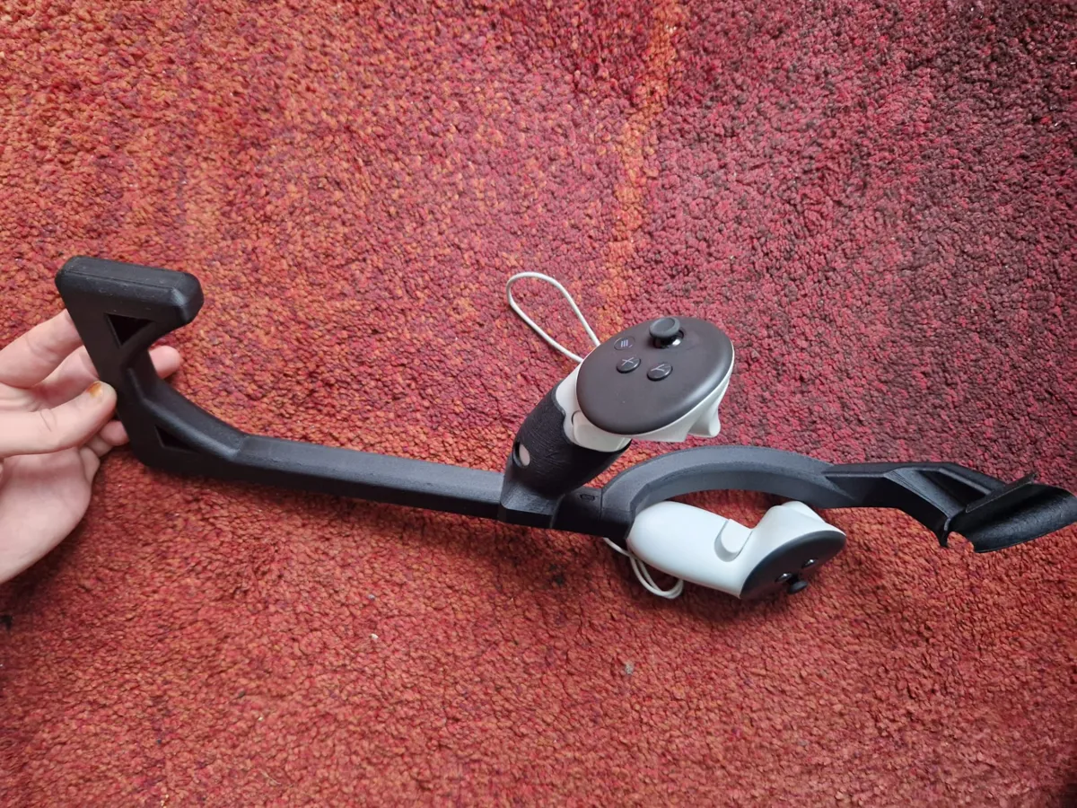 Fast grip gunstock for quest 3, photo 3 of 4 - Fast grip gunstock for quest 3 Gaming Accessories
