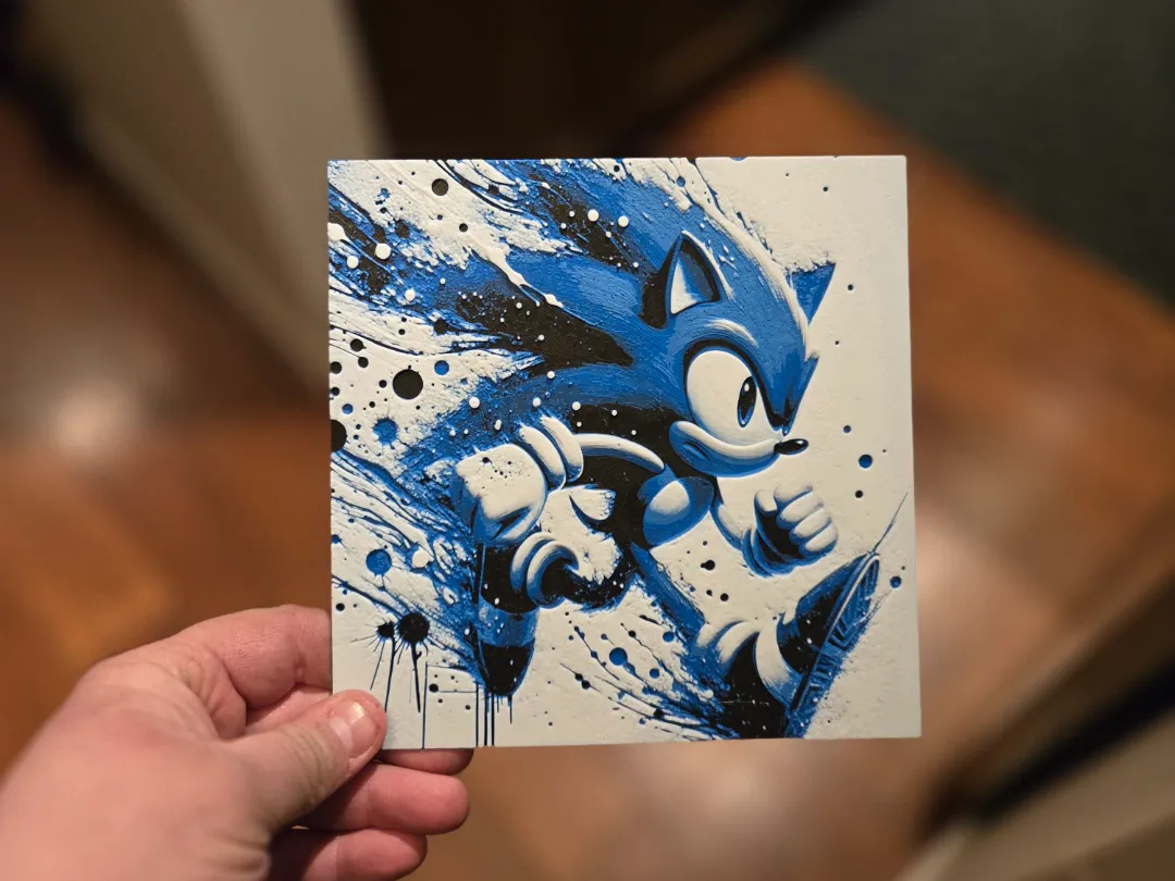 Graffiti Sonic Hueforge