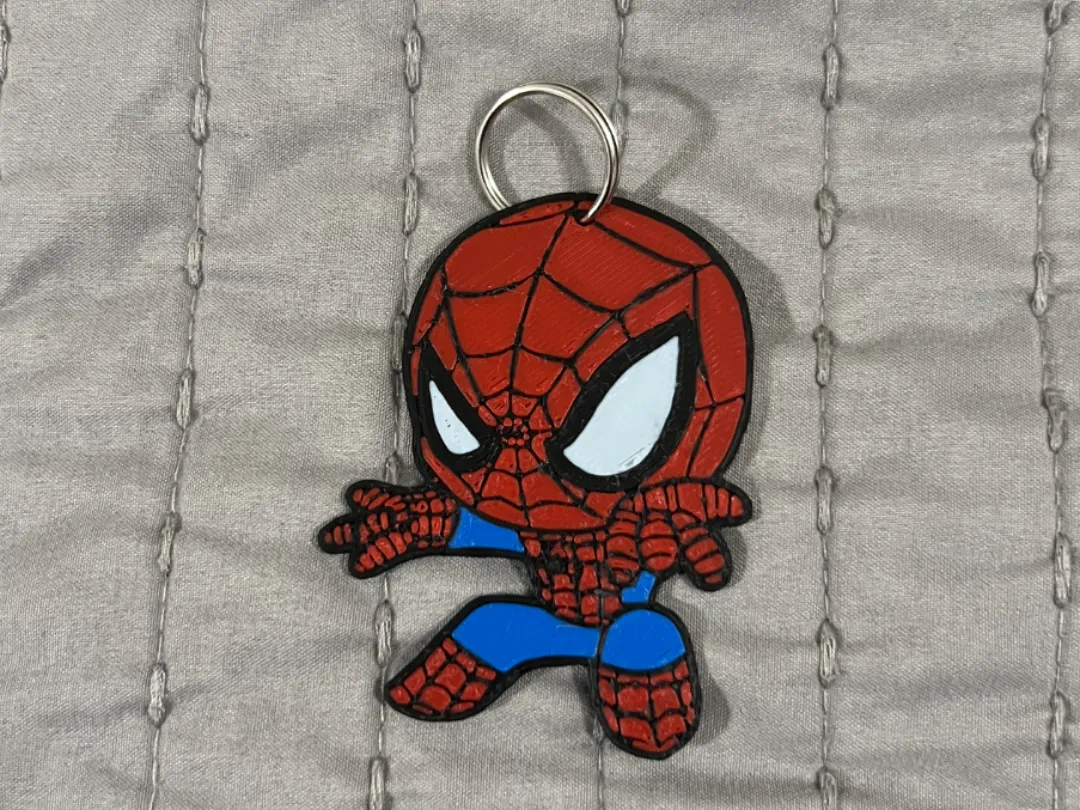 Spiderman keychain