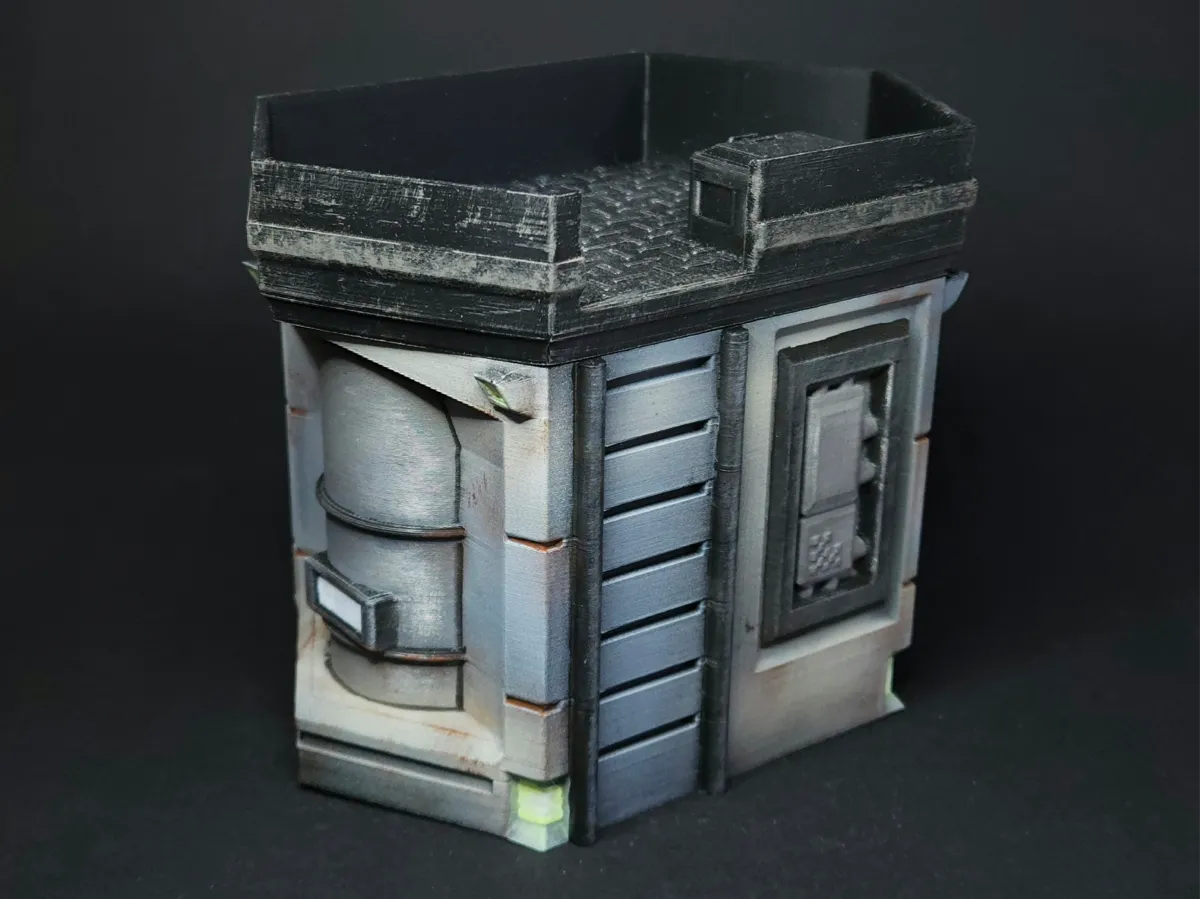Sci-Fi Building Ladder Variant Wargaming Terrain