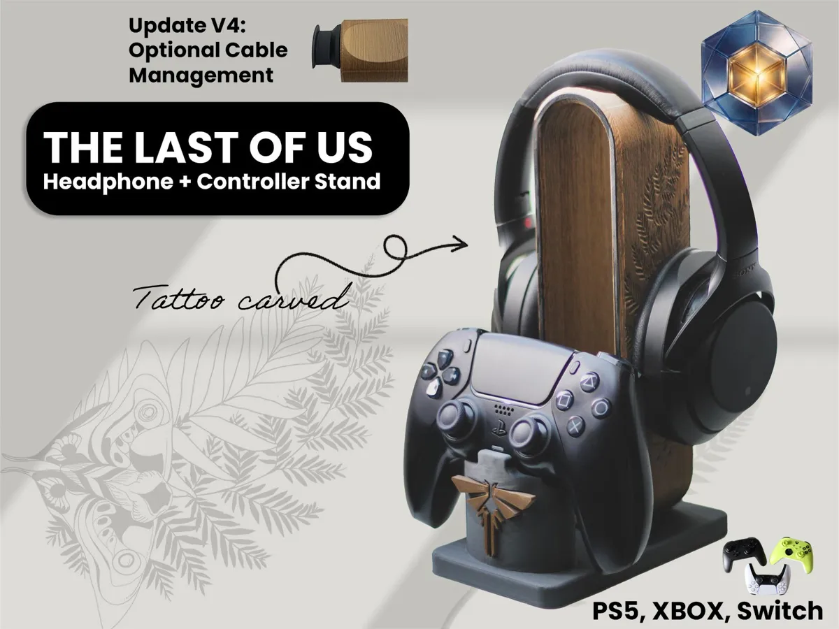 Headphone + Controller Stand inspired